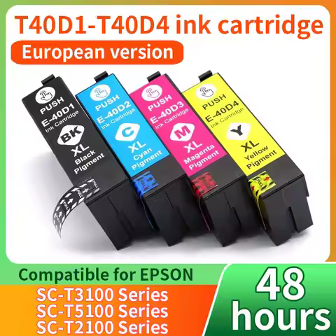 Compatible T40D1 T40D2 T40D3 T40D4 T40D Ink Cartridge for Epson SureColor SC-T3100 SC-T5100 SC-T2100
