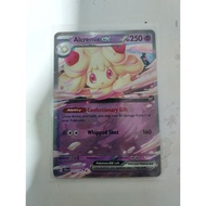 Pokemon alcremie ex journey together card