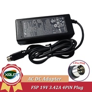 Genuine FSP Group Inc. witching Power Adapter 19V 3.42A 3.43A 65W 4-Pin Plug Charger Power Supply