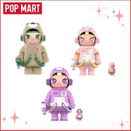 POP MART Mega Space Molly 400% 100% Sweet Dream Bear Teddy Bear Doll Collectibles Flying Policewoman