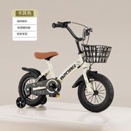 日本熱銷 - 兒童單車-20寸-卡其色基礎版