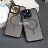 Magsafe Black Doff Matte Case for iphone 15 iphone 15 Pro iphone 15 Pro Max iphone 15 Plus iphone 16
