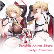 Dakimakura Evelyn Chevalier Anime Sexy Pillowcase Cosplay Props Polyester Cartoon Double-Sided Print