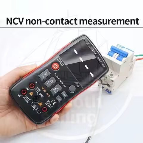 ZT-X Digital Multimeter 9999 Counts True RMS Auto Range AC DC Voltage Tester with NCV Function