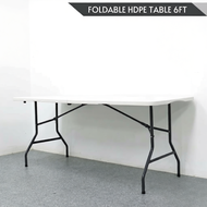 OKURA 6ft Foldable Banquet Table Event / Catering / Hall / Buffet Folding Table Pasar Malam Meja Lip