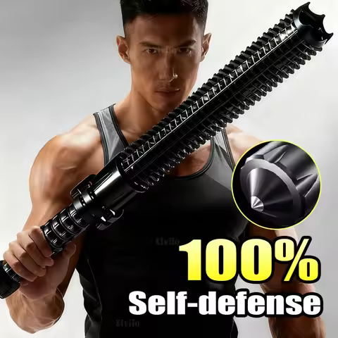 2025 NEW XHP90 Baseball Bat LED Flashlight Telescopic Zoom Self Defense Baseball Flashlight Mace Tor