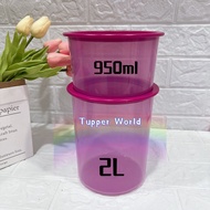 Tupperware One Touch Topper Small 950ml / One Touch Canister Small 2L