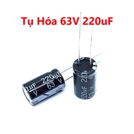 Capacitor 63V 220uF Size 10x17mm - High Quality