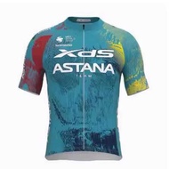 2025 Captain Astana Version Long Short-Sleeved Cycling Jersey Tour de France Cycling Jersey Mountain