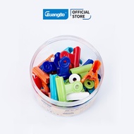 Guangbo 38mm box plastic clips (24 pieces/box)