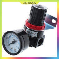 JINBINGS AR2000 Air Control Compressor Pressure Gauge Relief Regulating Regulator Valve