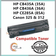Compatible Toner Cartridge - HP CB435A(35A) / HP CB436A(36A) / HP CE285A (85A) / Canon 325 / Canon 3