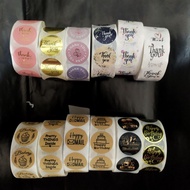 Happy birthday label stickers, thank you, Online Shop Olshop Stickers [PART 2]