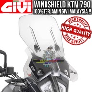 WINDSHIELD/WINDSCREEN CLEAR KTM 790 GIVI WITH BRACKET 100%TERJAMIN GIVI WINDSCREEN KTM 790 ADVENTURE