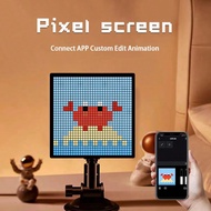 Programmable LED Pixel Art Display Board (16x16 & 32x32 Grid) - Customizable DIY Animation, Digital 