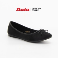 Bata Womens Ballerina Flats รองเท้าบัลเล่ต์แฟลตสำหรับผู้หญิง รุ่น Betty สีดำ 5516907