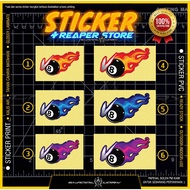 STICKER V8 Ball Api Lc V8 Sticker PANTUL CAHAYA #v8 #bolav8 #v8ball #lcv8