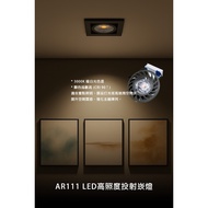 AR111 Gray LED High Illumination Projection Light Source|Gray Source Frame 15W 3,000k (Need To Match