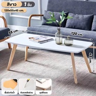 โต๊ะกาแฟสไตล์นอร์ดิกพร้อมชั้นวางของ ลูกบาศก์/หินอ่อน 2 ชั้น พร้อมฐานจากเหล็กแปรรูป DOBEE HOME