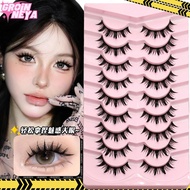 Manga Lashes New Natural Manga Lashes Soft Eyelashes Thick False Eyelashes Makeup Lashes Wispy Manga