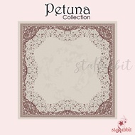 Tudung Bawal Cotton Printed Premium Bidang 50 Corak Bunga Flora Rossa / Petuna / Tulipe / Sakura