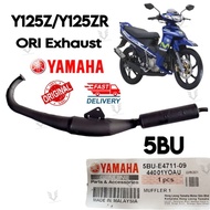 Y125 EXHAUST PIPE  MUFFLER EXHAUST 125Z 125ZR MUFFLER EKZOS 125Z ORI EXHAUST ORIGINAL HLY 5BU ORI EK