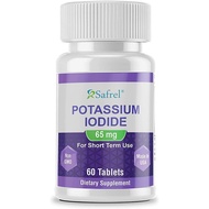 US Direct Mail Safrel Potassium Iodide Stable Iodine 65mg * 60 Tablets Potassium Iodide 7.27.1