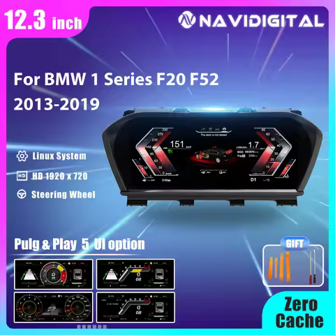 Car Digital Cluster For BMW 1 2 Series F20 F52 F22 X1 F48 F49 X2 F39 LCD Panel Speedometer Virtual C