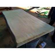 2" inch x 24" inch = 6 feet Chengal Live Edge Slab Solid Hard Wood With Natural Coat Finishing Malay
