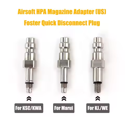 HPA Foster Quick Disconnect Coupler Plug (US Type) Fit WE KJW，Marui ，KSC KWA