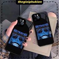 Betrayed blue glass iphone case for iphone 6/7/8/plus/x/xr/xs/11/12/13/14/pro max - k540