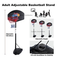 SPORTSHERO Basketball Stand Adjustable Height 118 - 305cm Portable 3 on 3 Adult Hoop Rim 2517.1