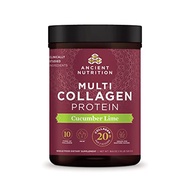 Ancient Nutrition Collagen Powder Protein, Multi Collagen Protein, Cucumber Lime, Hydrolyzed Collage