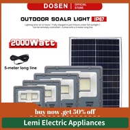 DOSEN  Lampu Solar Light Outdoor Lighting LED Solar Spotlight Waterproof IP67 Solar Street Light Sen