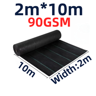 Weedmat Weed Mat Penutup Tanah Kawalan Rumput Hijau/Hitam 90gsm/100gsm 50M/100M/200M Weed Control Ma