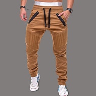 baggy tracksuit tracksuit man 2020 New Style Men's Casual Fashion Tie Elastic Sports Baggy Pants Dou