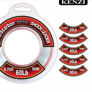 Free Shipping!! Code-770 KENZI SHOCK LEADER FLUROCARBON 20LBS-80LBS