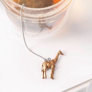 01LIV不銹鋼濾茶器 CHICHI濾茶球 長頸鹿吊饰 原創設計動物茶濾