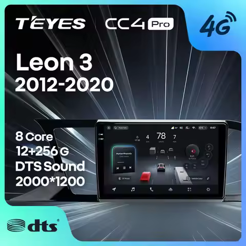 TEYES CC4 PRO For Seat Leon 3 2012 - 2020 CarPlay Android Auto 2DIN Autoradio Car play Radio Multime