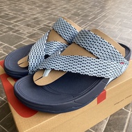 รองเท้า Fitflop รุ่น Sling Weave : สีฟ้าจุด (แท้ล้าน%)