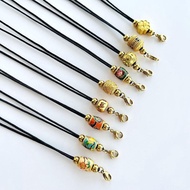 T Thailand Amulet Chain Enamel Sand Gold Pendant Rope Color Preservation Small Amulet Special Thin P