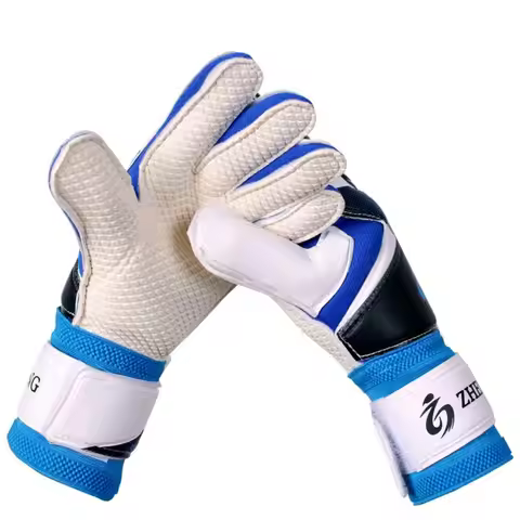 Wear-resistant Football Gloves Anti-slip Excellent Goalkeeper Training Gloves Colorful Thick Latex F