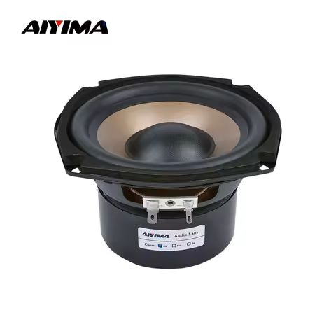 AIYIMA 1Pcs 5.25 Inch Subwoofer Speaker 100W 4 8 Ohm Woofer Audio Speaker Bass Loudspeaker For 5.1 H