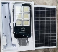 โคมไฟถนนโซล่าเซลล์ 300 W    Solar  Street Lighting LVTOPSUN  เเบบเเยกแผงโซล่าซลล์กับชุดโคม