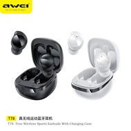 Awei T78 True Wireless Sports Earbuds with Charging Case TWS Bluetooth Earbuds Sport TWS Wireless Ea