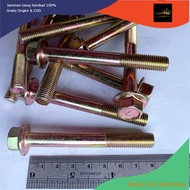 RATU FLANGE BOLT M10X80 / HAT BOLT M10