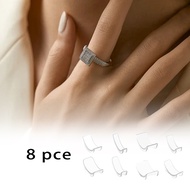 8 Pcs Ring Adjuster Ring Size Adjuster Silicone Ring Tightener Oversized Ring