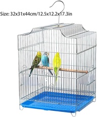 Electroplating Steel Bird Nest Cage for Stainless steel Bird Cage Sangkar burung Parrot Budgie cage Bird Sugar glider