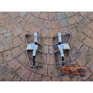 Isuzu D-Max DMax 3rd Generation 2021 - 2024 Taillight Cover Chrome