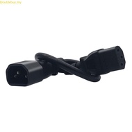 Doublebuy IEC 320 C13 Female to C14 Male Adapters Cord C13-C14 Extension Cord Adapters